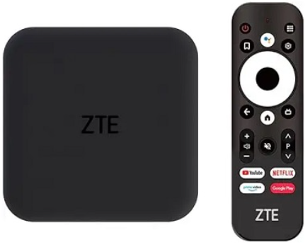 סטרימר ZTE B866V2K והשלט שסופק
