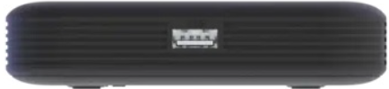 מבט על הצד של סטרימר ZTE ובו שקע USB